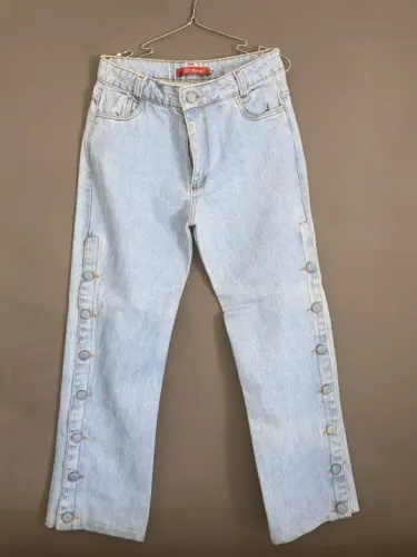 calça jeans seminova 42