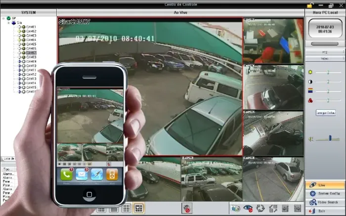 Instalação de Cameras
