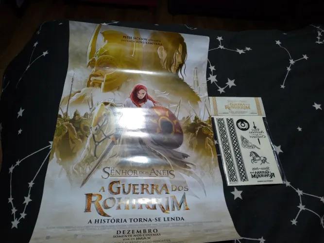 Pôster e tatuagens -Senhor dos Anéis: A Guerra dos Rohirrim