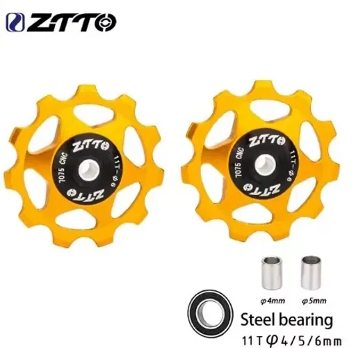 Desviador Traseiro ZTO dourado para BIKE