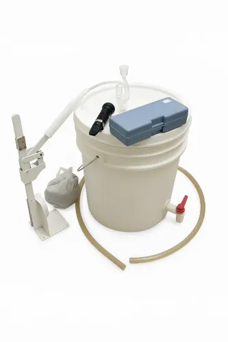 Kit Cerveja Artesanal 30L Completo ? Fermentação, Engarrafamento e Refratômetro