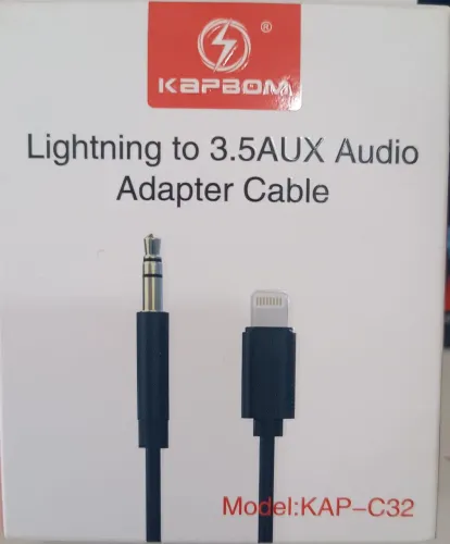 Adaptador P2 iPhone Lightning 3.5