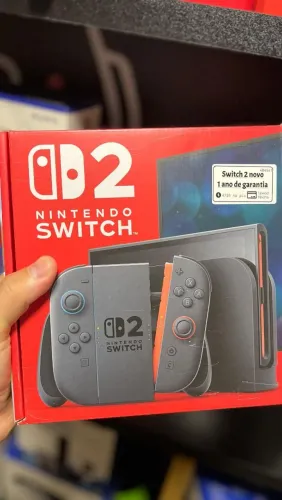 Nintendo switch 2 novo lacrado 1 ano de garantia 