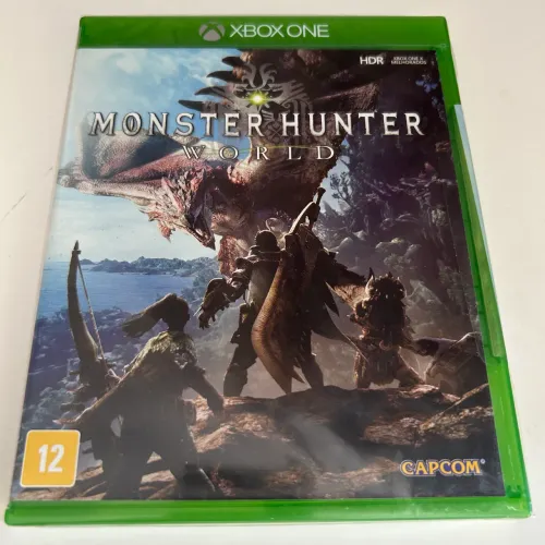Game MONSTER HUNTER WORLD. Jogo lacrado para Xbox