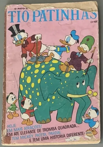 Tio Patinhas Nº 7 1965 Abril Carl Barks Lombada Quadrada