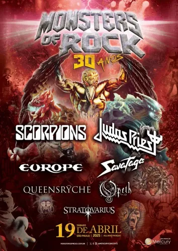 Quadro Monsters of Rock 2025 (A4)