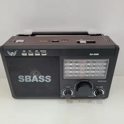 Rádio AM/FM Portátil com Sintonizador Digital