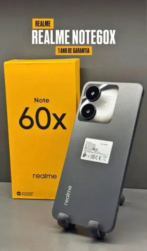 Realme Note 60X 64GB+04GB RAM 1 Ano de Garantia Fabricante Novo Entrega Gratis Capa