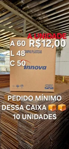 Caixas de papelão vendo kit Mudança com 10caixas de papelão para mudancas e transportes