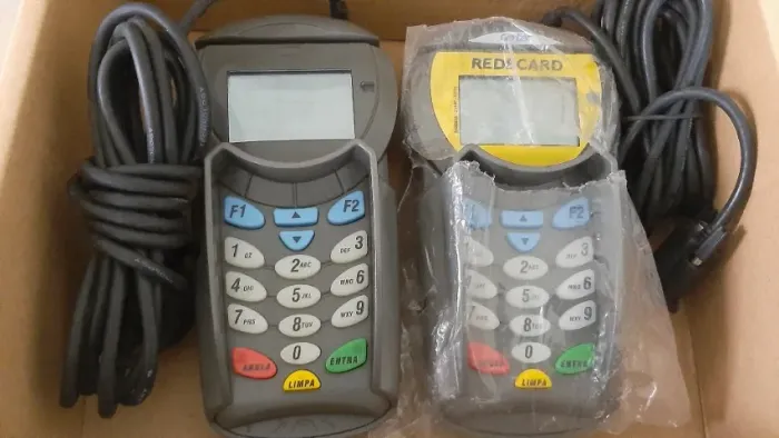 2 Maquininha de Cartão PPC900 LCM12 - Usado