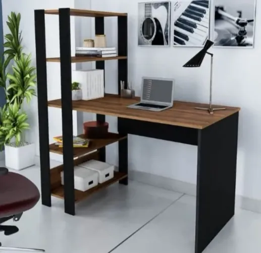 Promoção Mesa de Escritorio Preta - 12/08