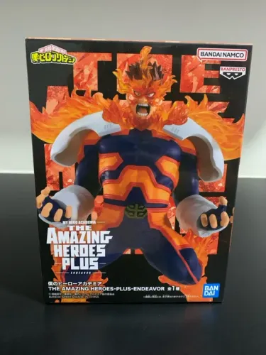 Action Figure - Endeavor - My Hero Academia - The Amazing Heroes Plus (ORIGINAL E LACRADO)