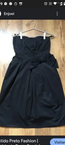 Vestido Preto Festa