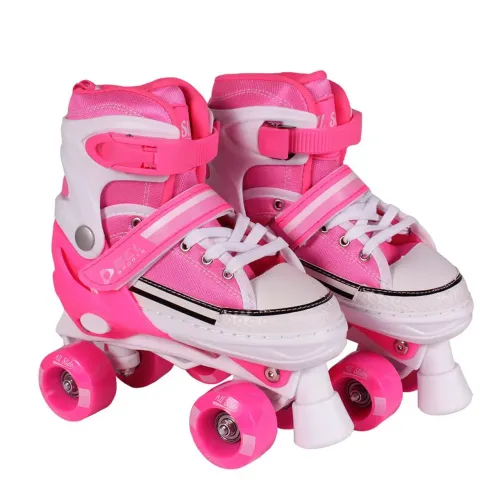 Patins Quad All Slide Classic Rosa Bel (PRONTA ENTREGA)