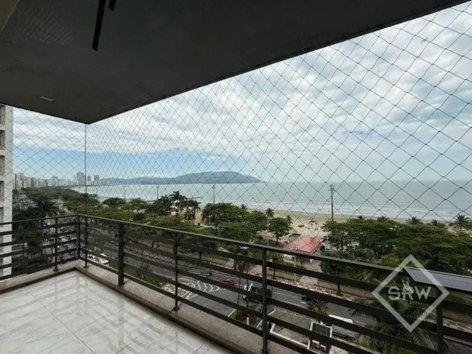 BOQUEIRÃO - VISTA MAR - 3 DORMITÓRIOS (1 SUÍTE) - MOBILIADO - EM SANTOS