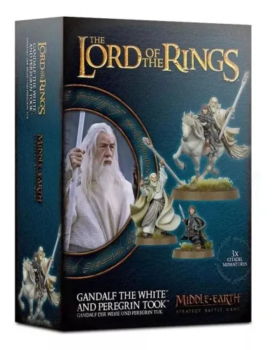 Jogo Estratégia Senhor Anéis Gandalf Pippin Scadufax PRODUTO LACRADO