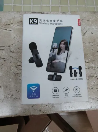 Microfone Profissional Sem Fio K9