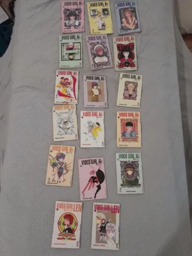 Video Girl Ai +Video Girl Len 17 Volumes Mangá Lote