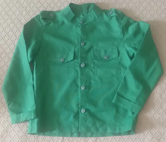 Camisa fantasia Infantil estilo militar