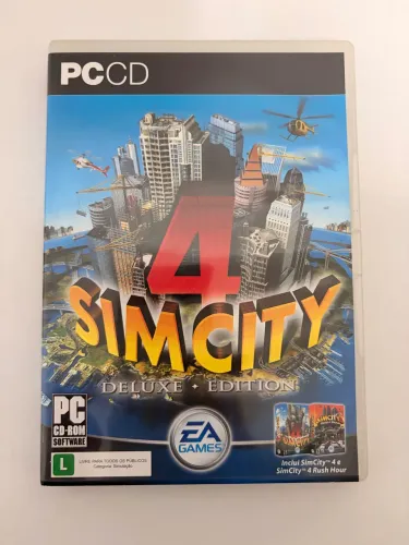 SimCity 4 Deluxe Edition Original PC - 2 Discos - EA Games
