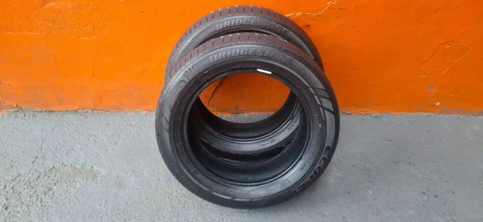 Par de Pneus Aro 15 Bridgestone 185 x 60 Ecopia EP150_Aceito Cartão