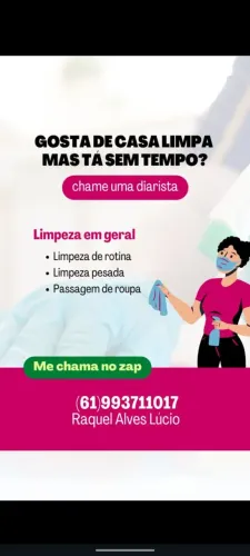 Olá sou faxineira ,mas tbm procuro serviço na área de serviço gerais 