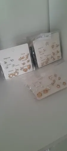 Cartela de brincos