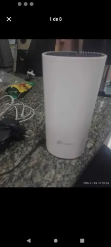 Mesh WiFi TP-Link, Gigabit, Dual-Band, AC1200 - Deco M4 - Produto sem a caixa - novo