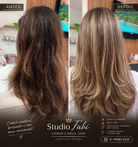 ?Especialista em loiros progressiva e mega hair