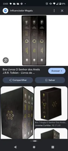 Trilogia senhor dos anéis 