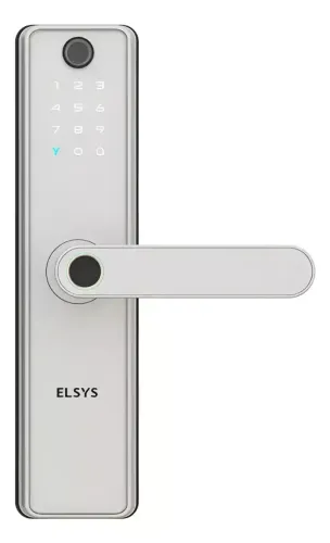 Fechadura Digital De Embutir Wifi Ip55 Esf-de5100i Sax Prata Prata