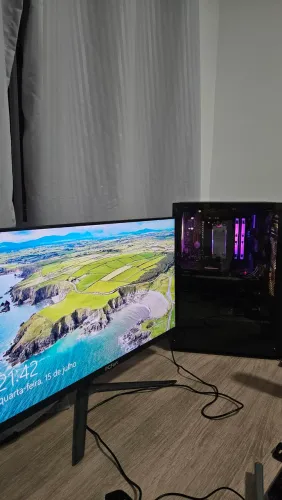 PC Gamer Ryzen 5 3600 RX 580 8GB + 24 GB RAM DD+ Monitor 165hz 1msR4!