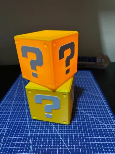 Luminária Temática Geek Cubo Interrogação