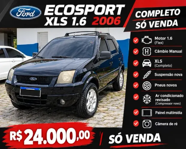 Ford Ecosport XLS 1.6/ 1.6 Flex 8V 5P 2006
