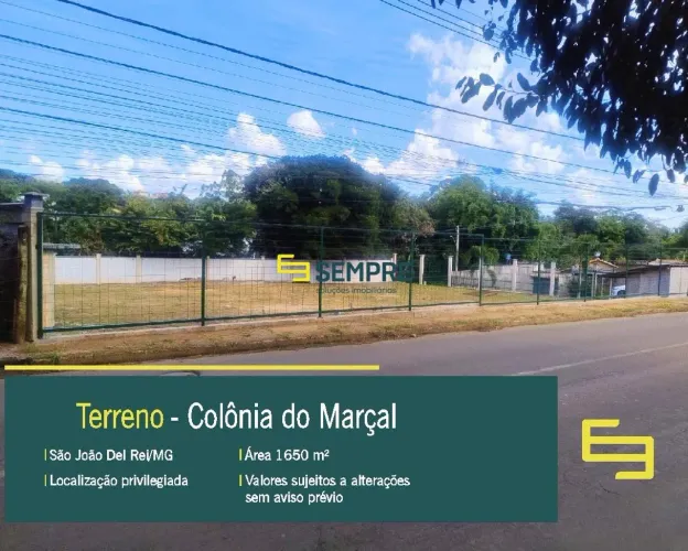 Terreno para alugar em São João Del Rei - MG.