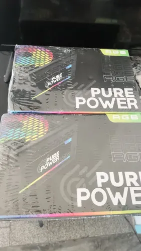 fonte 550w lacrada com rgb