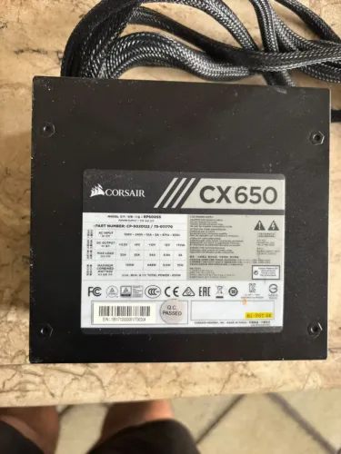 Fonte Corsair CX650 650W 80 Plus Bronze ATX