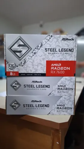Placa de Vídeo RX 7600 Asrock Steel Legend