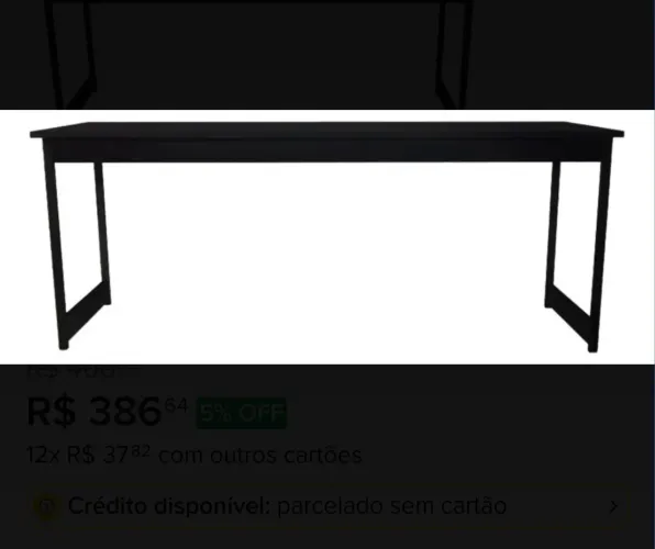 Escrivaninha Mesa Estilo Industrial 180cm