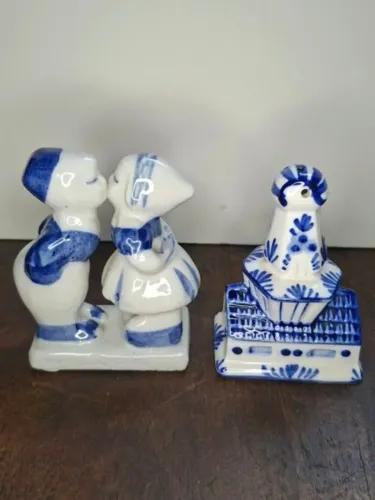 Kit souvenirs holandeses em delft blue