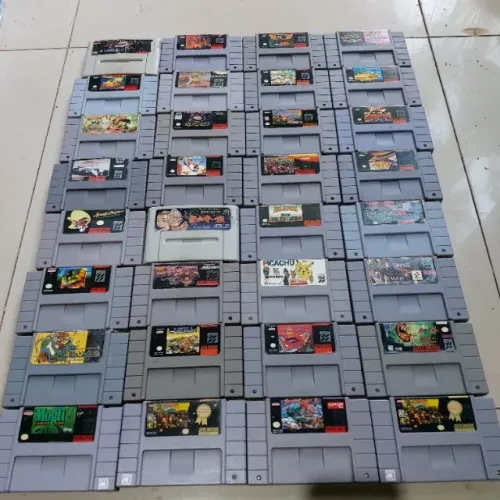 cartuchos 45 ate 250 super nintendo