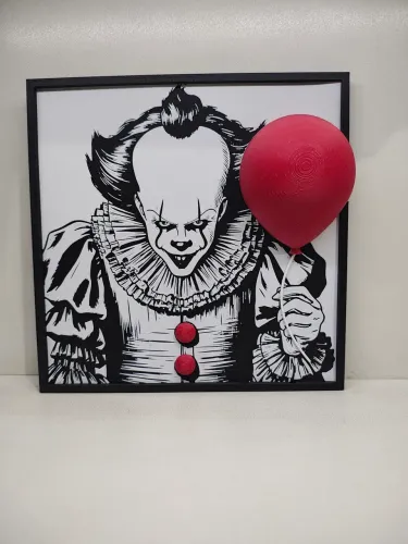 Quadro 3D - Pennywise (Decoração)