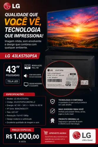 Tv LG 43?