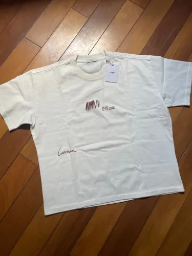 Camiseta Carnan Barcode Boxy Off White