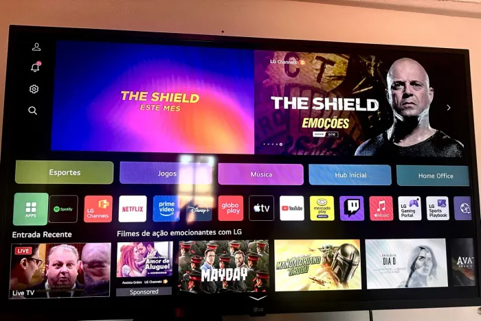 Smart TV LG 43" Full HD 43LR6700PSA 2024 - IA, HDR10 Pro, webOS, Alexa - Nova