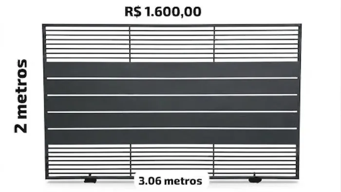 Portoes novos a pronta entrega  vários preços 