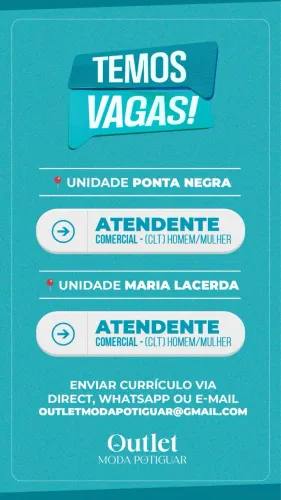VAGA DE EMPREGO - ATENDENTE