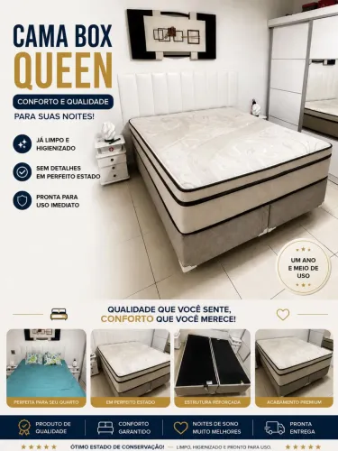 Cama box Queen