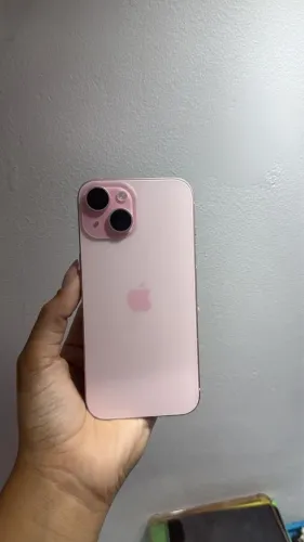 iPhone 15 rosa,128Gb,todo original nunca trocado nas 