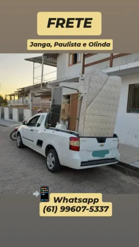 Frete com mulher, com aligidade e segurança 